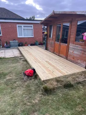 Click Here To Enlarge This Photo Of Decking Installation