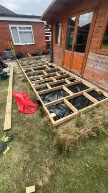 Click Here To Enlarge This Photo Of Decking Installation
